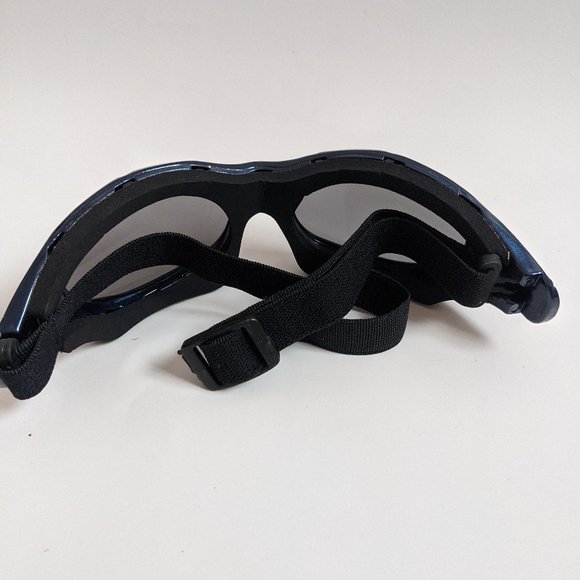 NWOT True Vintage Biker Wrap elastic strap & w/ foam goggles - Picture 2 of 3